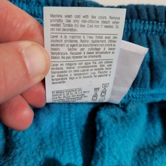 Champion Blue Tie-dyed Pull On Sweatpants, Size Medium - Picture 12 of 13